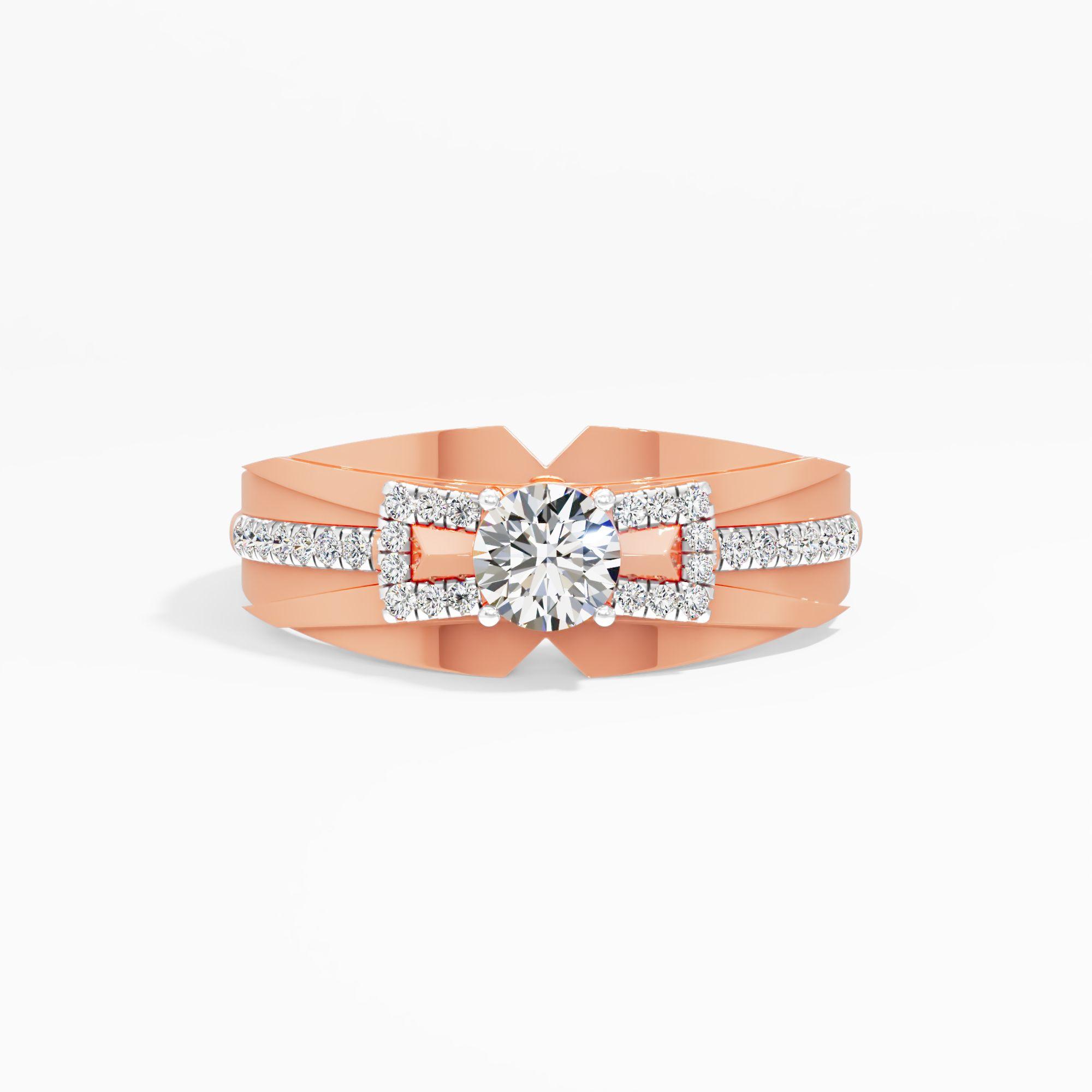 Sovereign Ribbon Diamond Ring