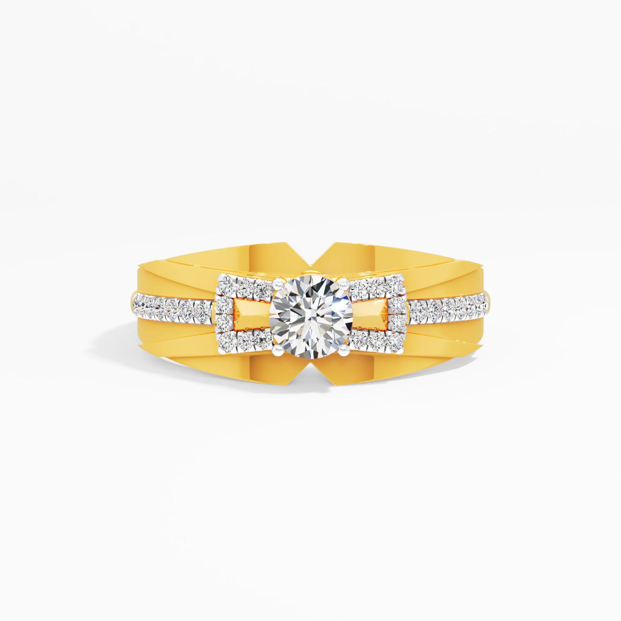 Sovereign Ribbon Diamond Ring