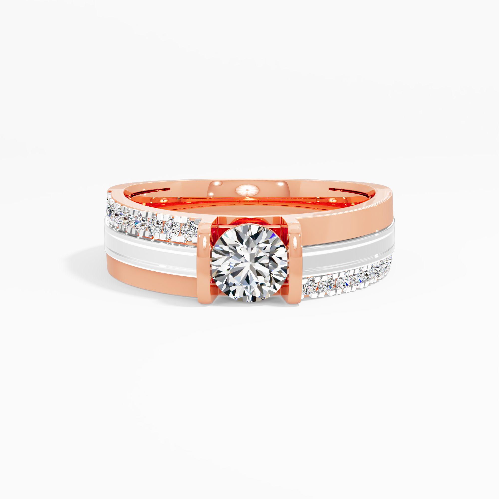 Helix Crest Diamond Ring