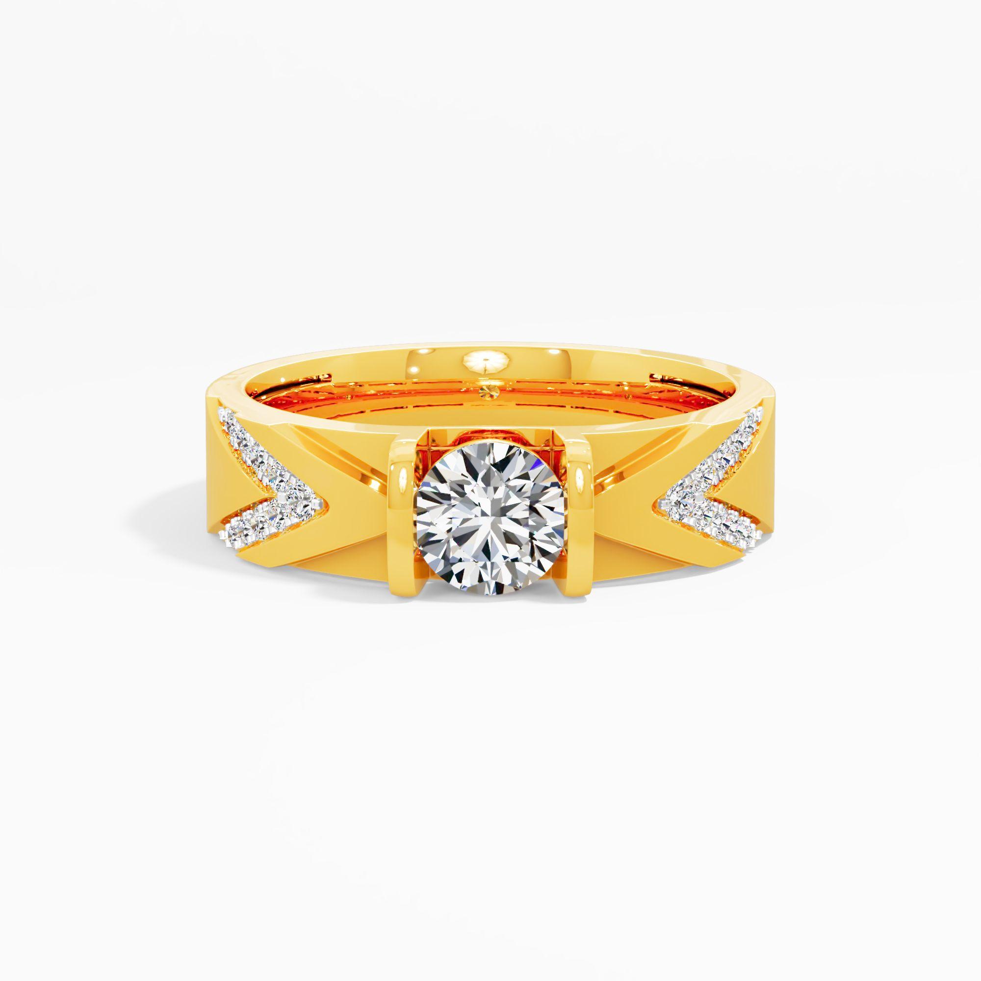 Nova Arc Solitaire Ring