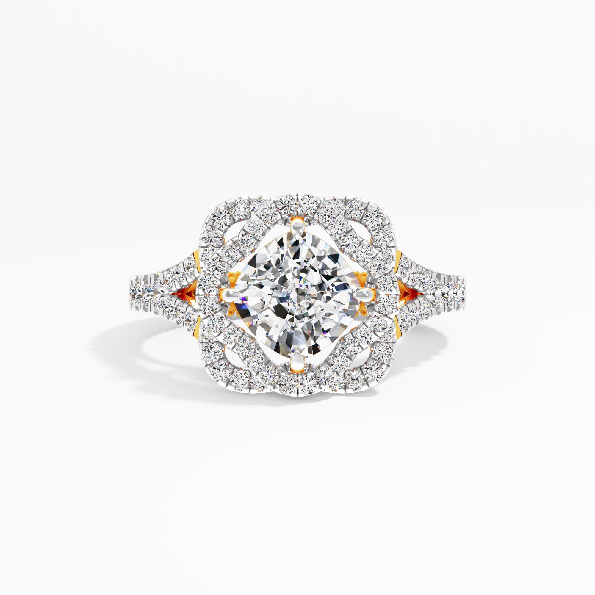 Cloud Serenade Solitaire Engagement Ring