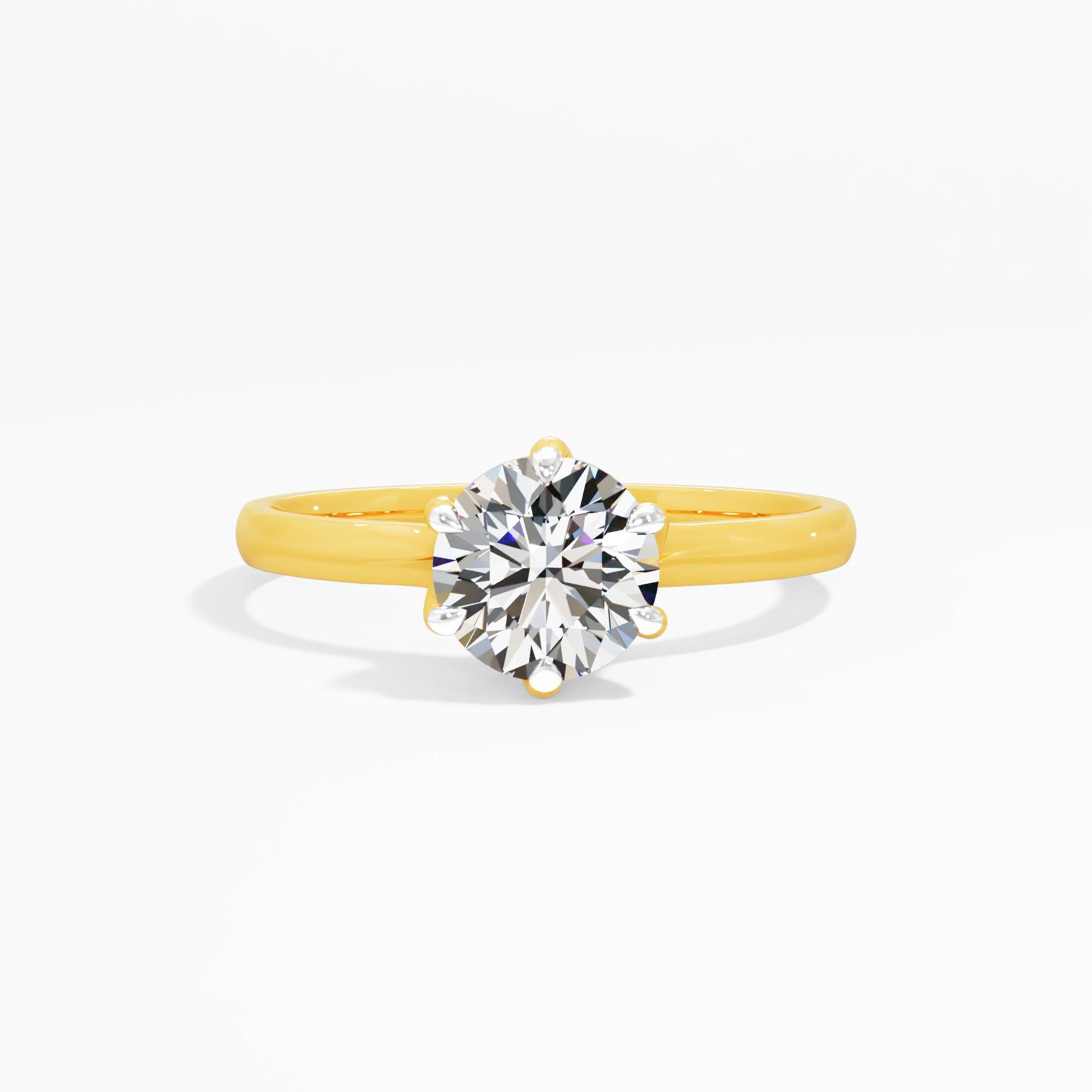 Meadow Gleam Solitaire Engagement Ring