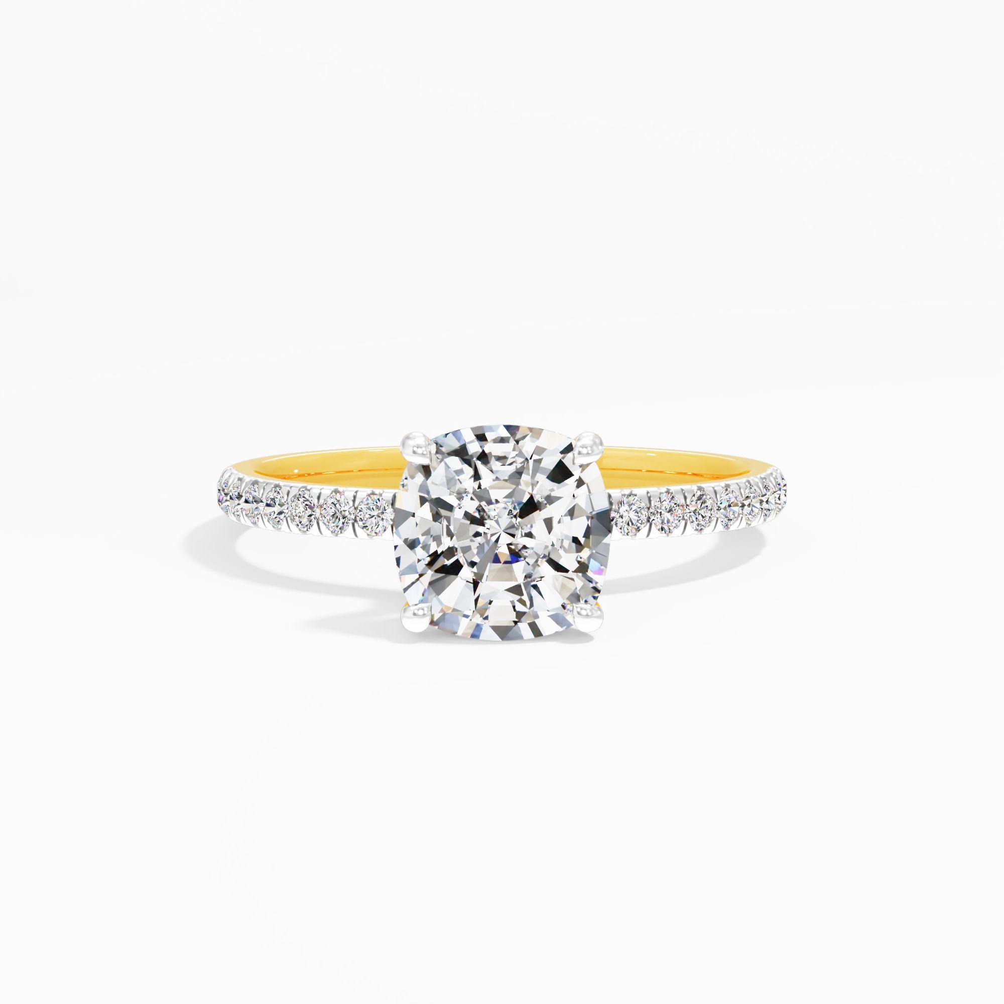 Starlet Lace Solitaire Engagement Ring