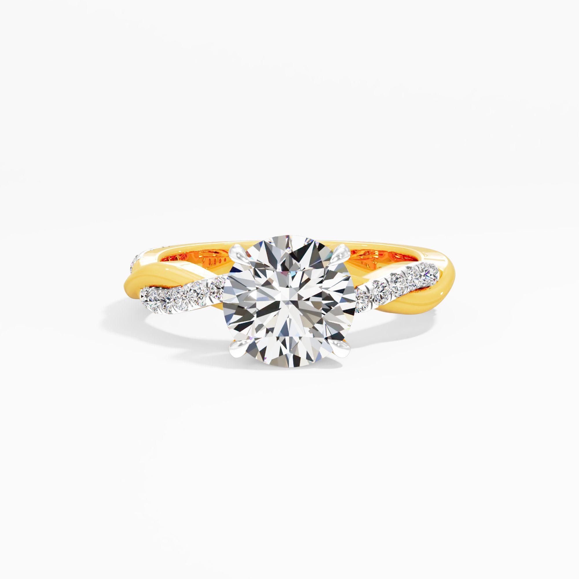 Bloomstone Ring Solitaire Engagement Ring