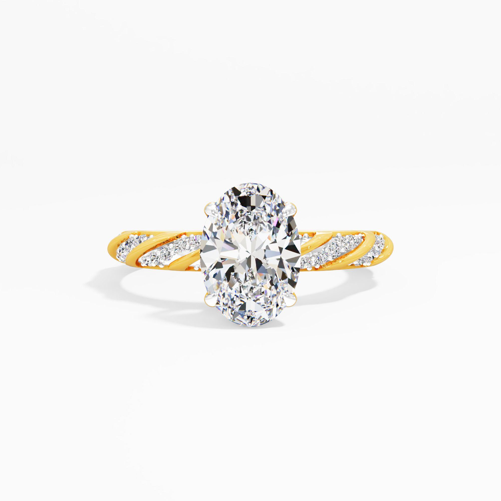 Dreamvine Clasp Solitaire Engagement Ring