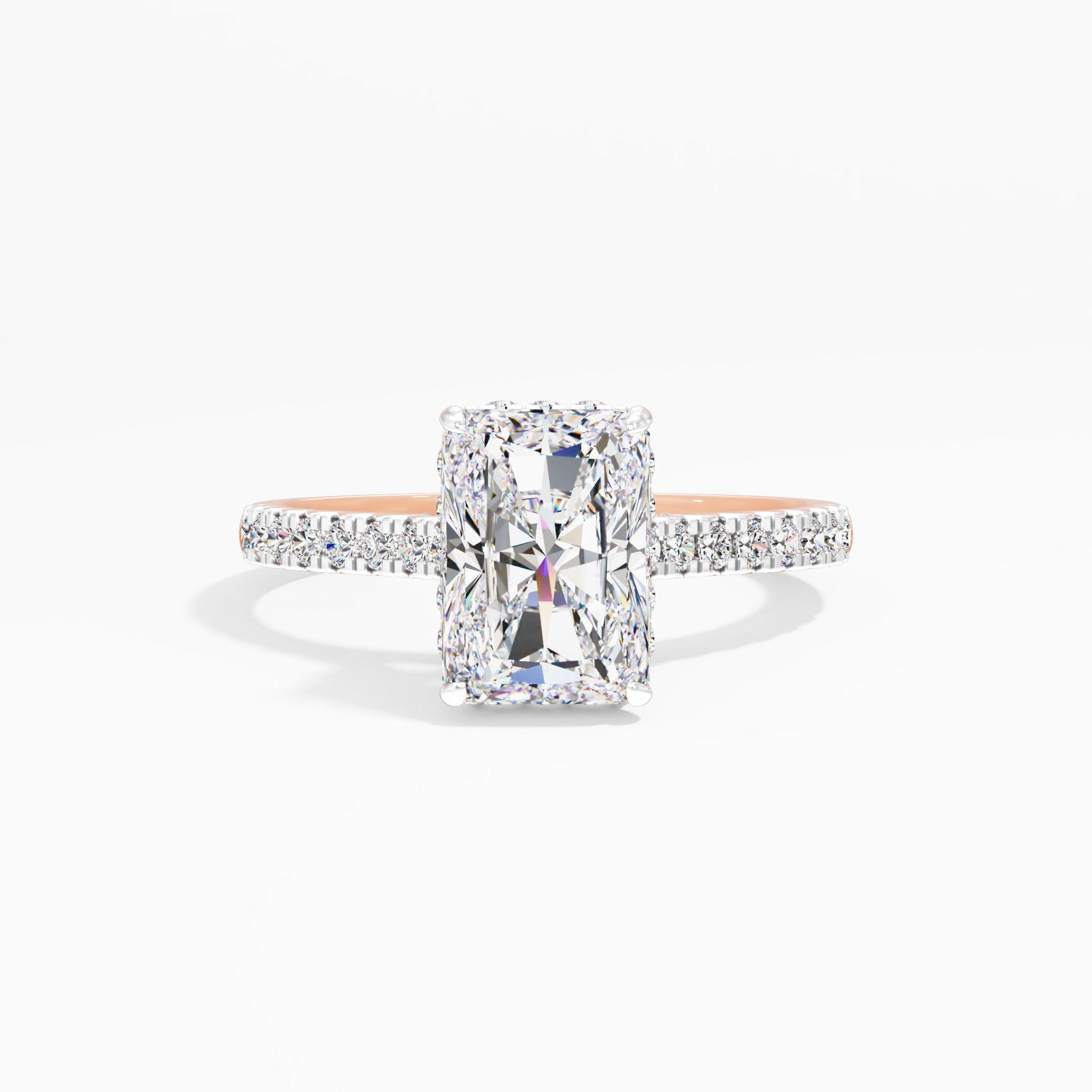 Gossamer Blush Solitaire Engagement Ring