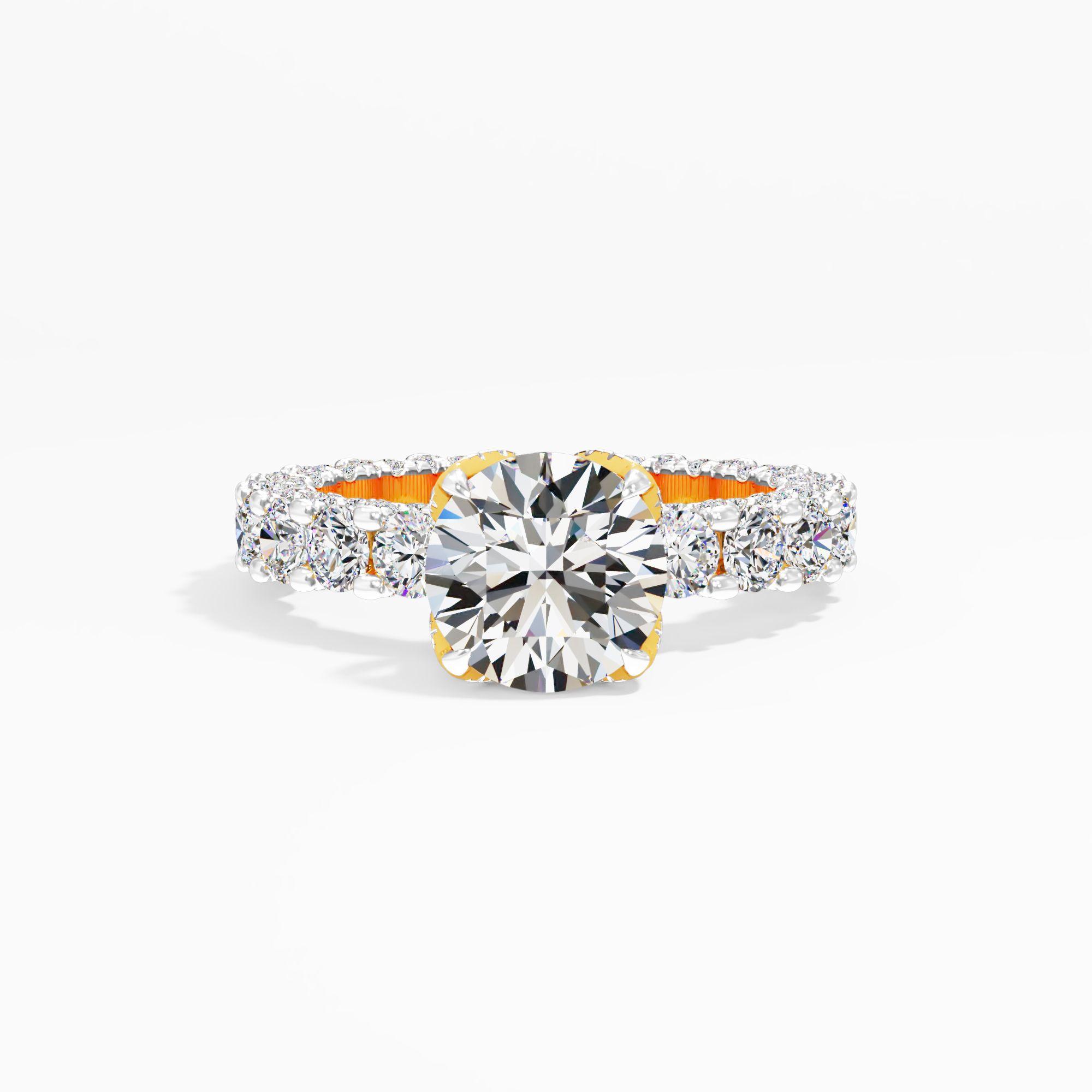 Angelbud Shine Solitaire Engagement Ring