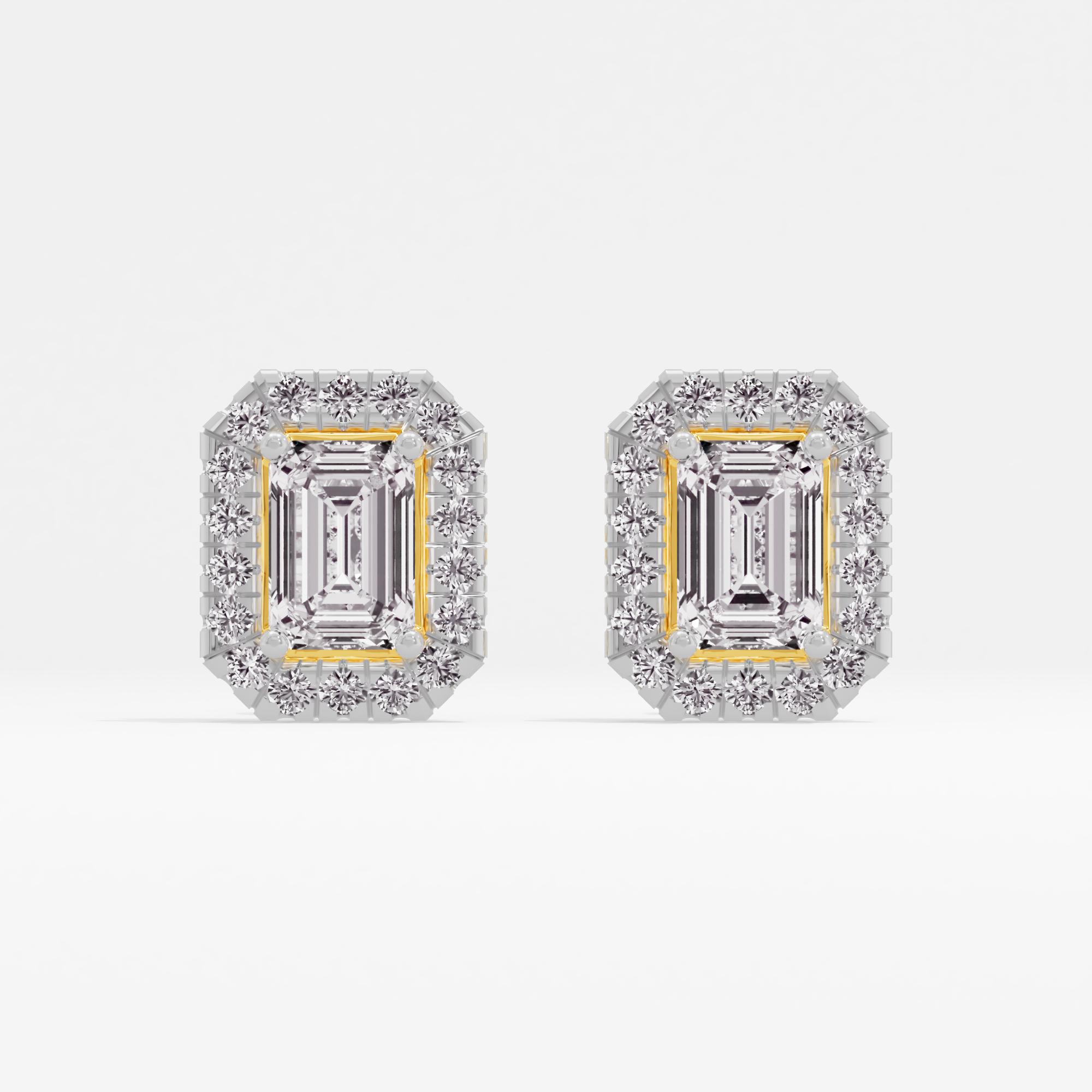 Elegant Whimsy Halo Stud Earrings