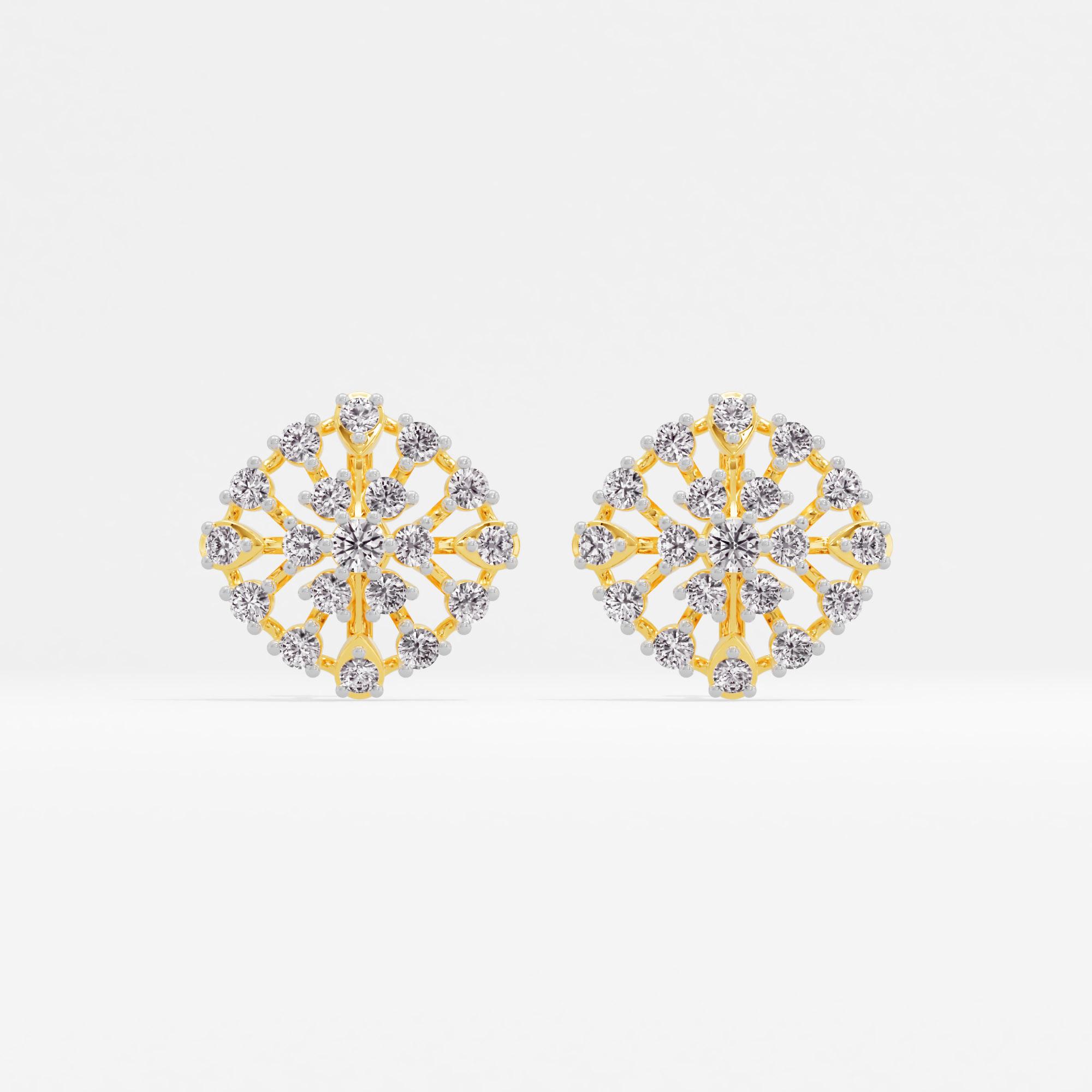 Twinkle Burst Cluster Stud Earrings