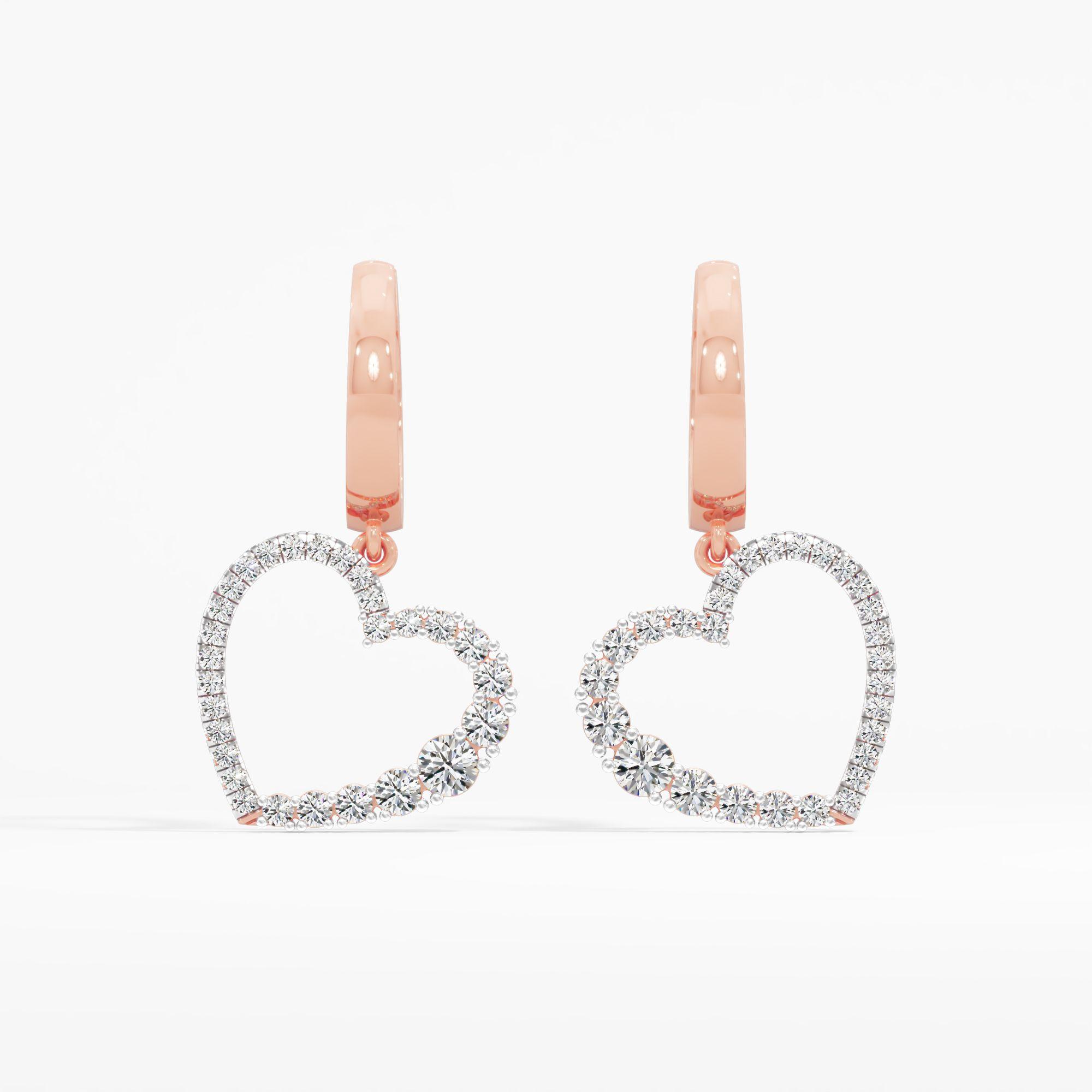 Fairy Tale Heart Drop Earrings