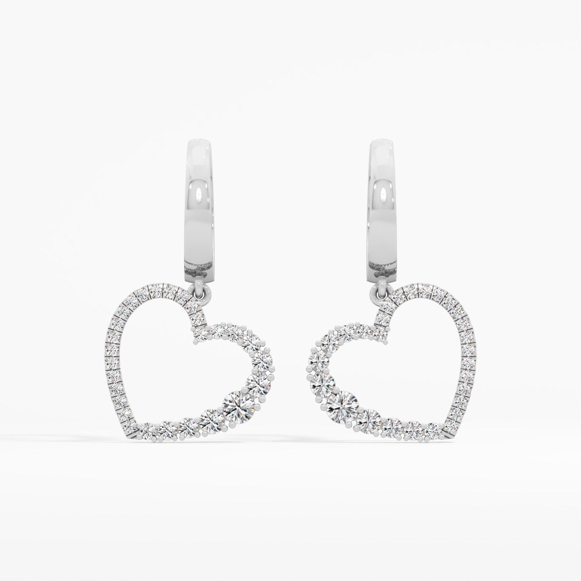 Fairy Tale Heart Drop Earrings