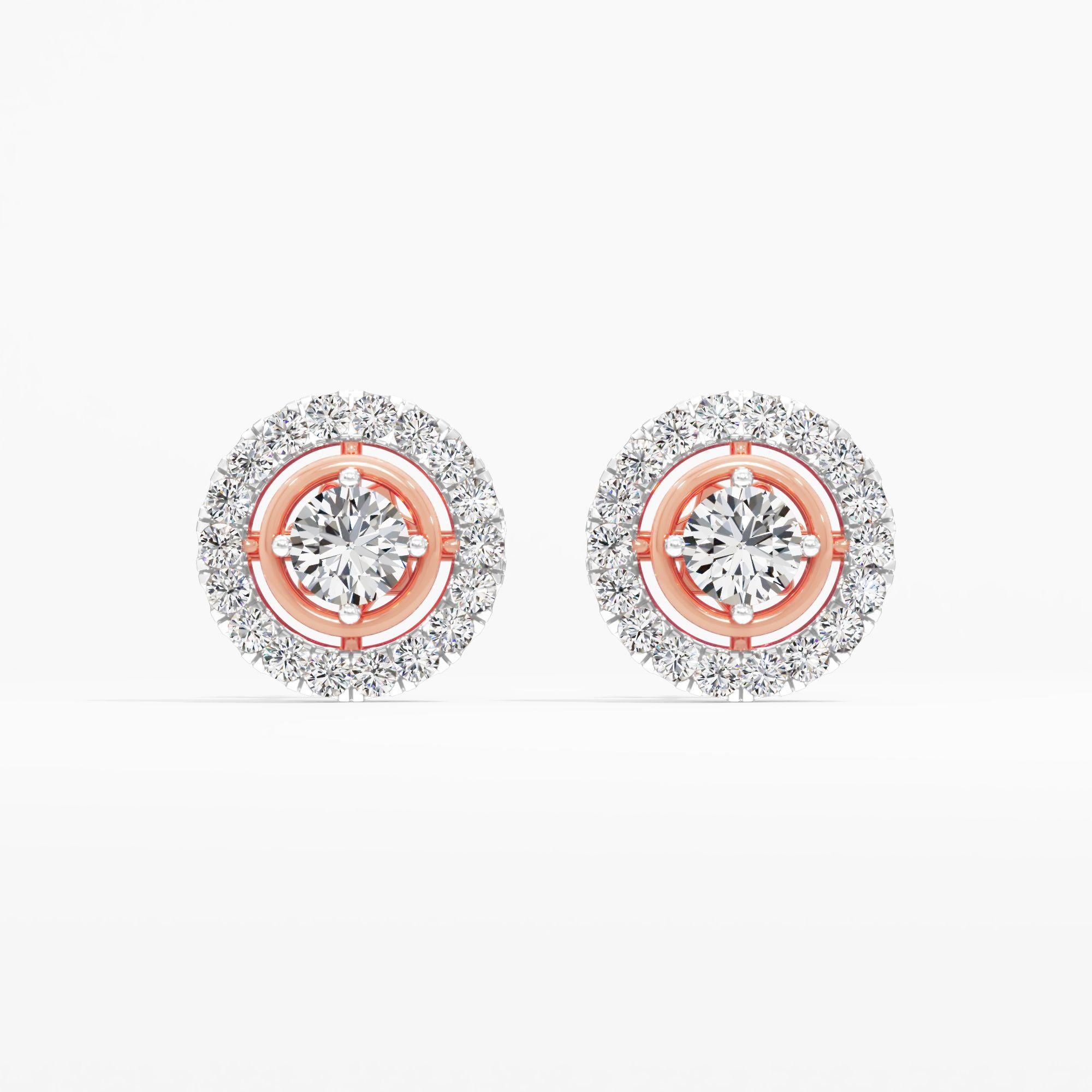 Sublime Sparkle Halo Stud Earrings