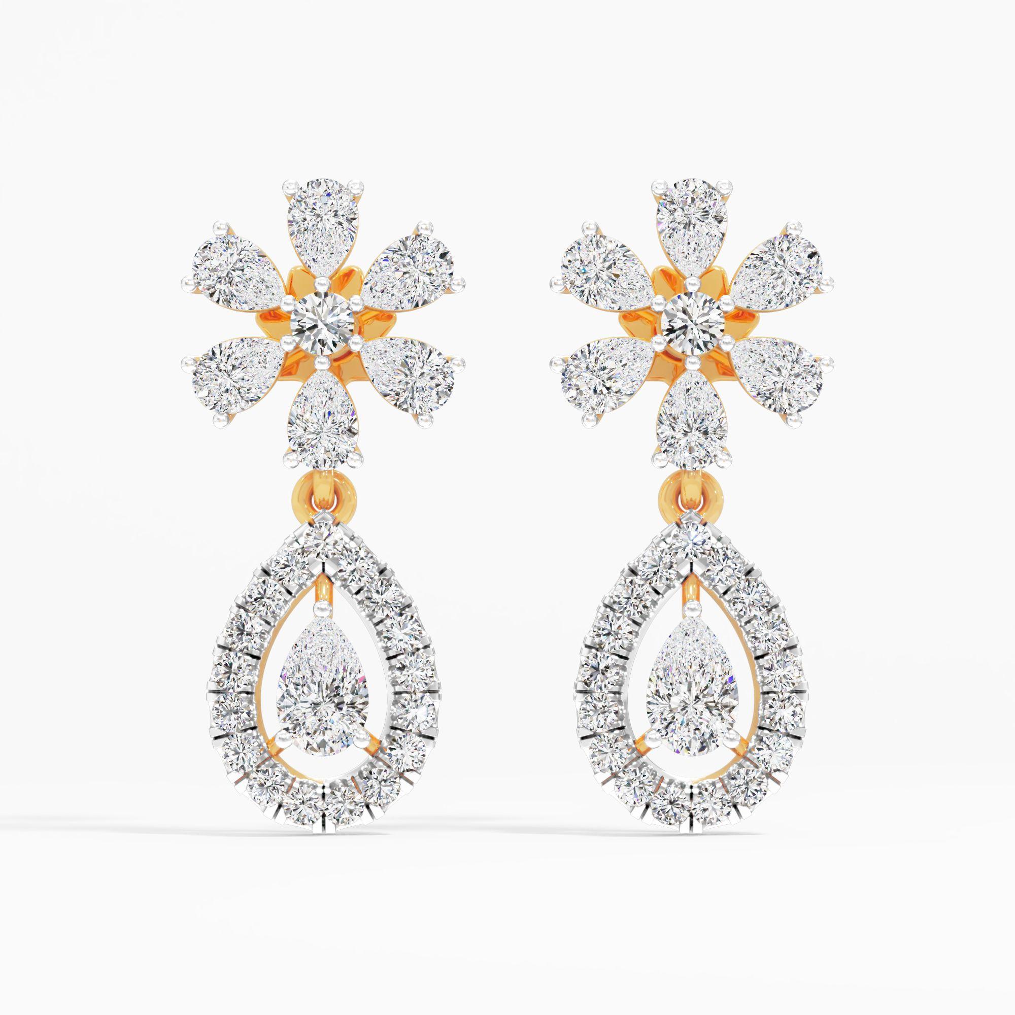 Opal Bliss Solitaire Drop Earrings