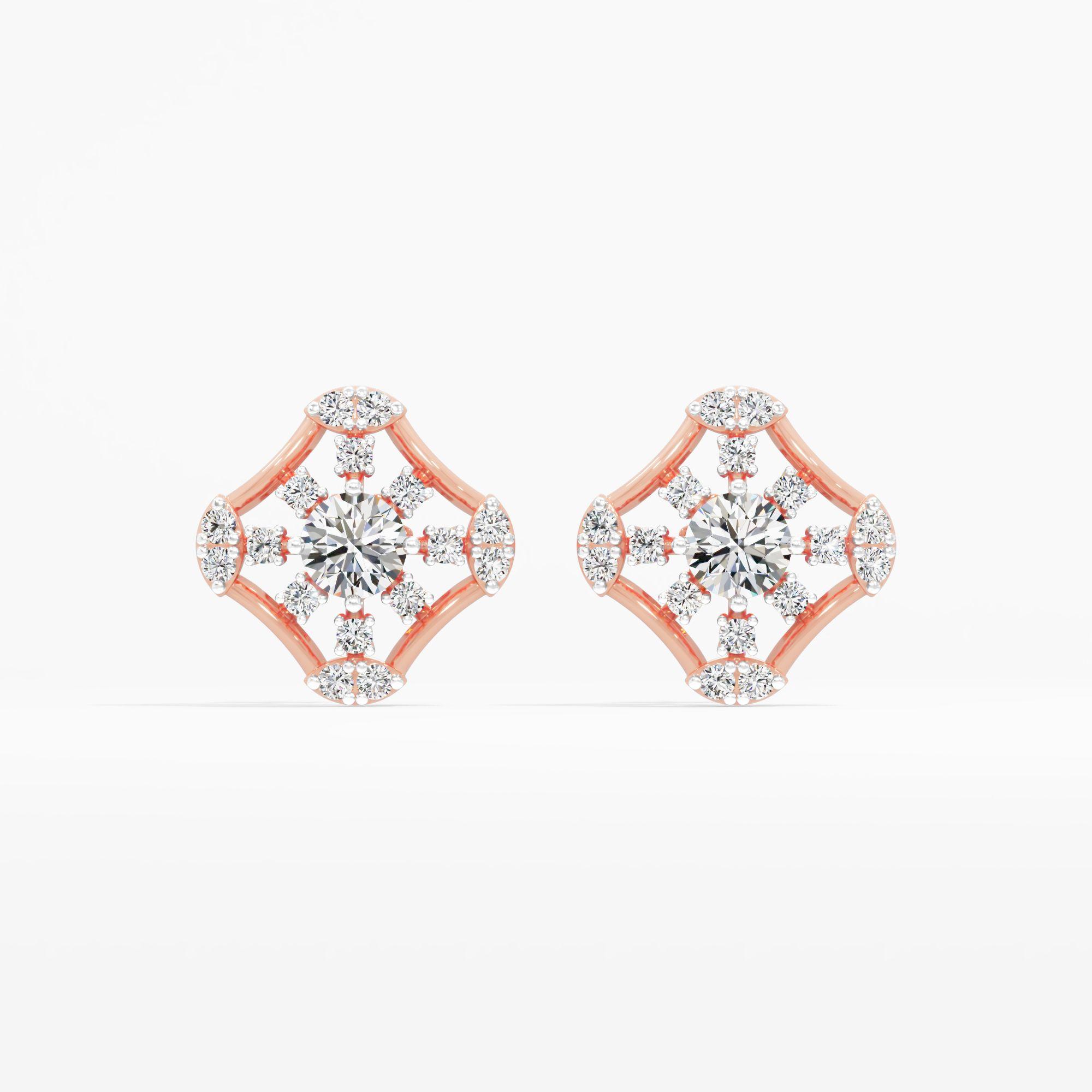 Sovereign Beauty Solitaire Stud Earrings