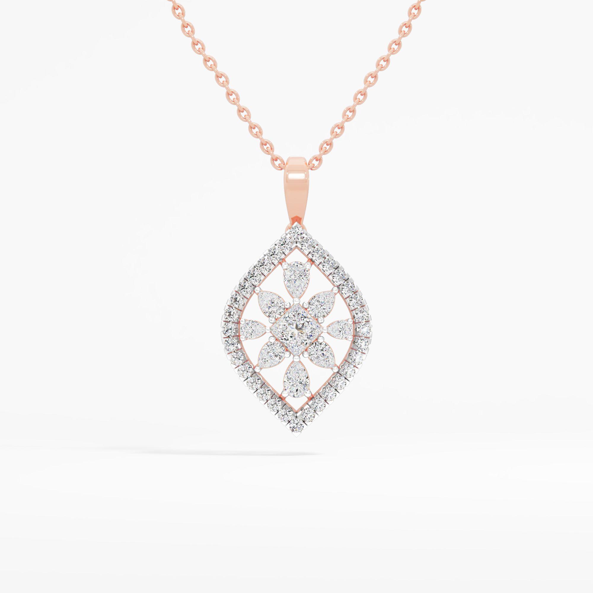 Cosmic Glow Solitaire Pendant