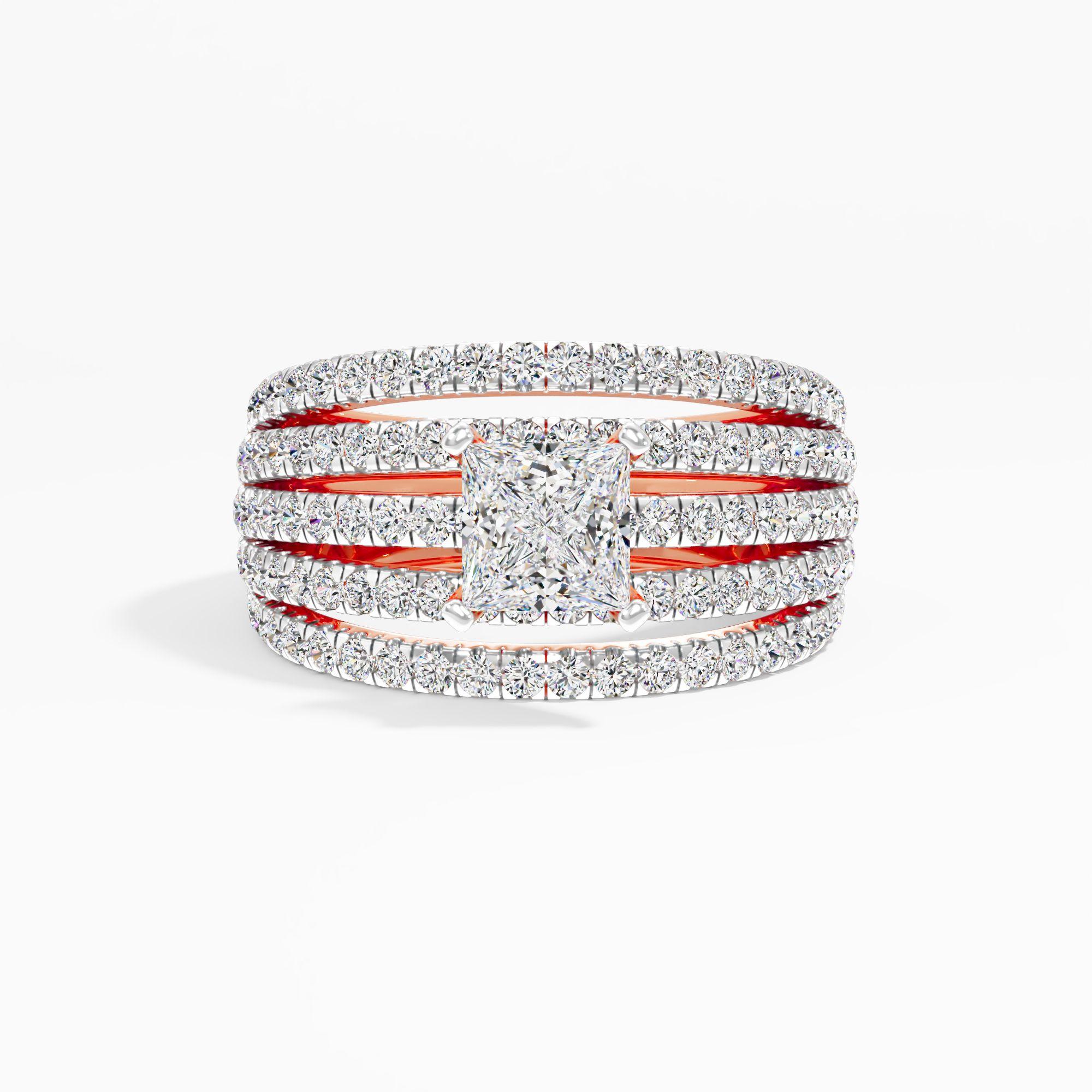 Luxe Eternia Solitaire Bridal Ring Set