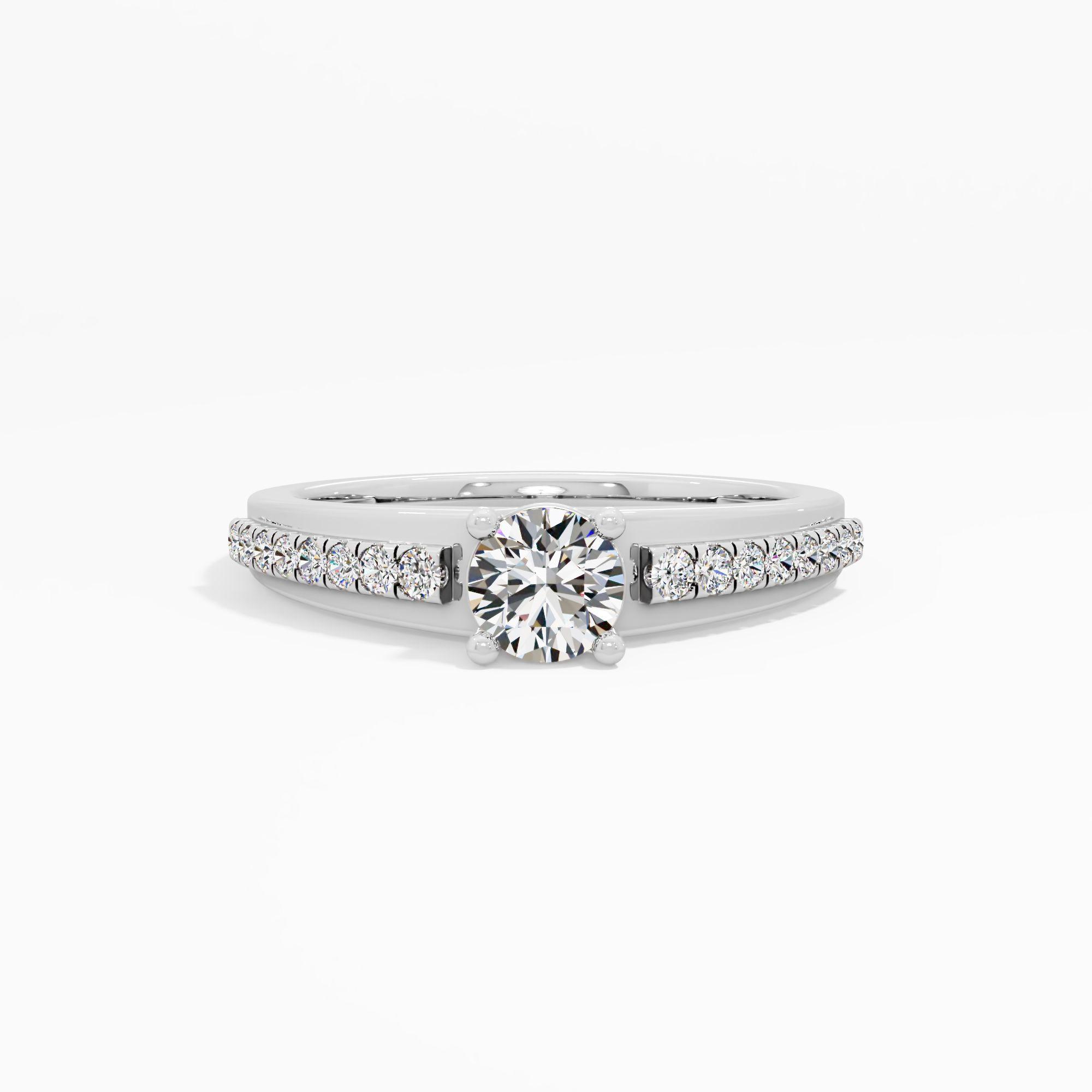 Timeless Whisper Solitaire Ring