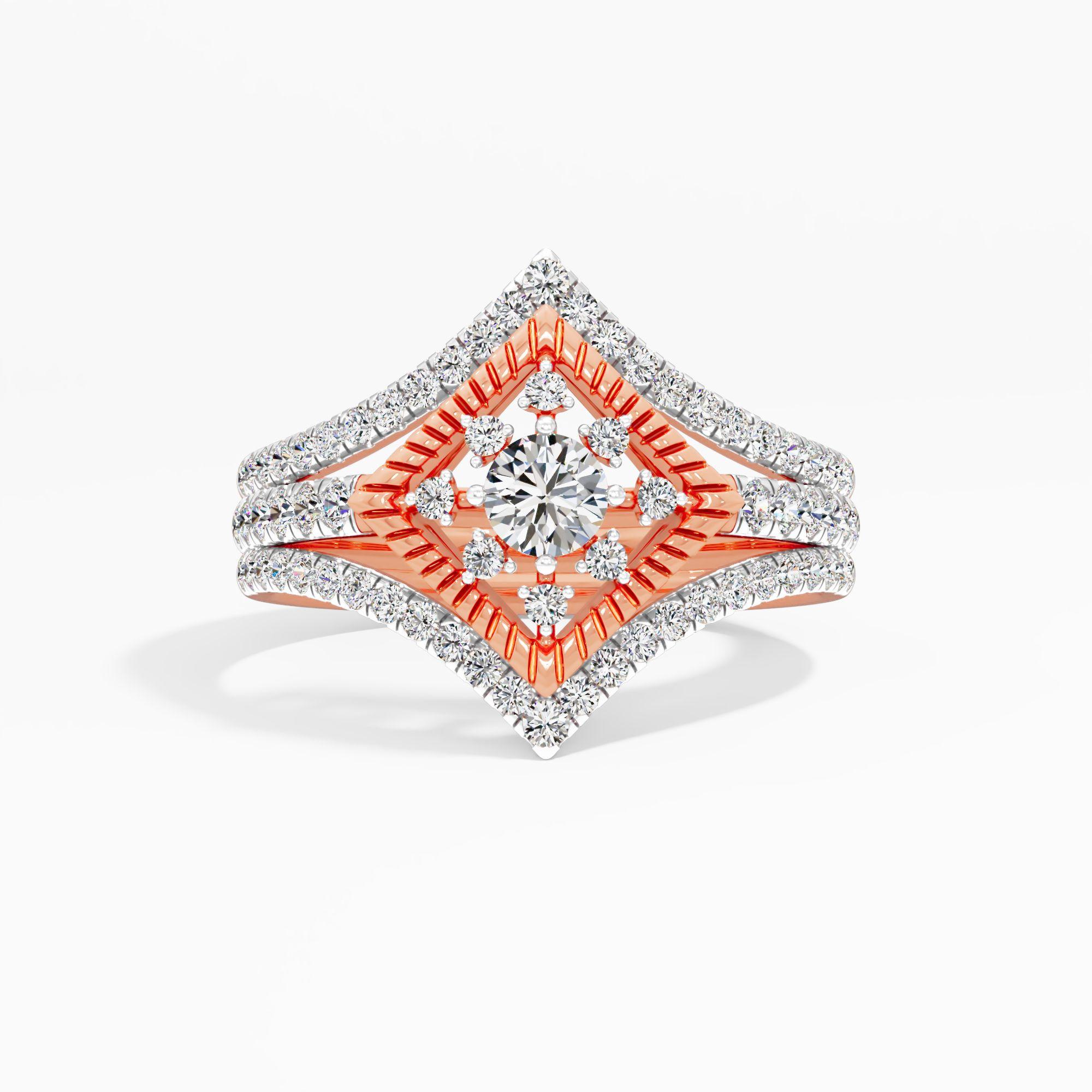 Celeste Charm Solitaire Bridal Ring Set