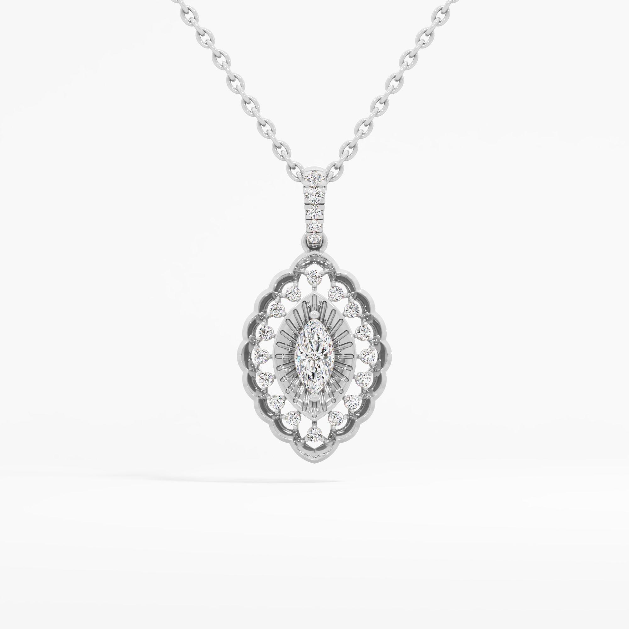 Hazel Bliss Solitaire Pendant