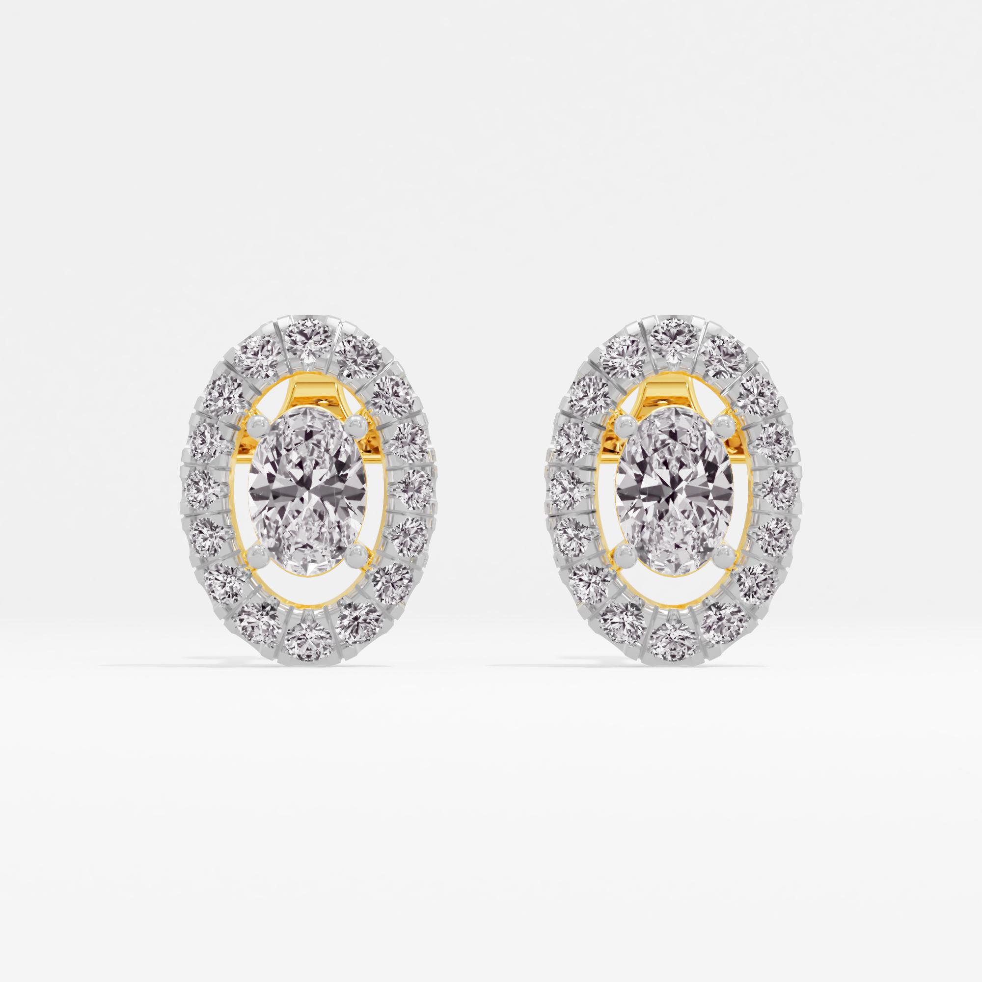 Blooming Heirloom Halo Stud Earrings