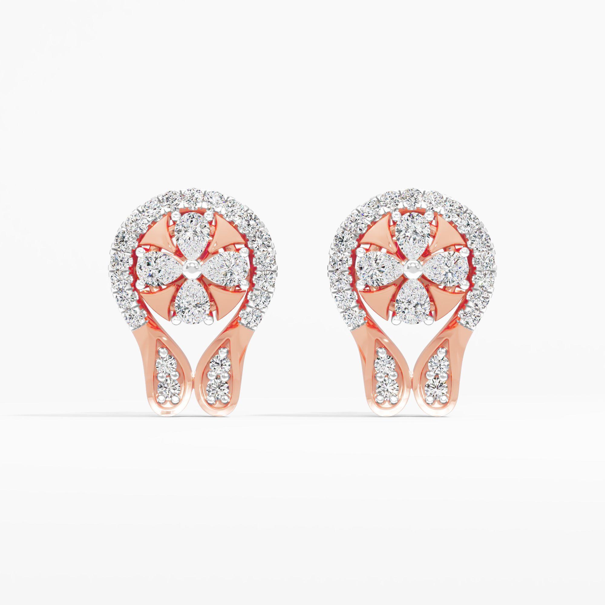 Dewdrop Starlight Stud Earrings